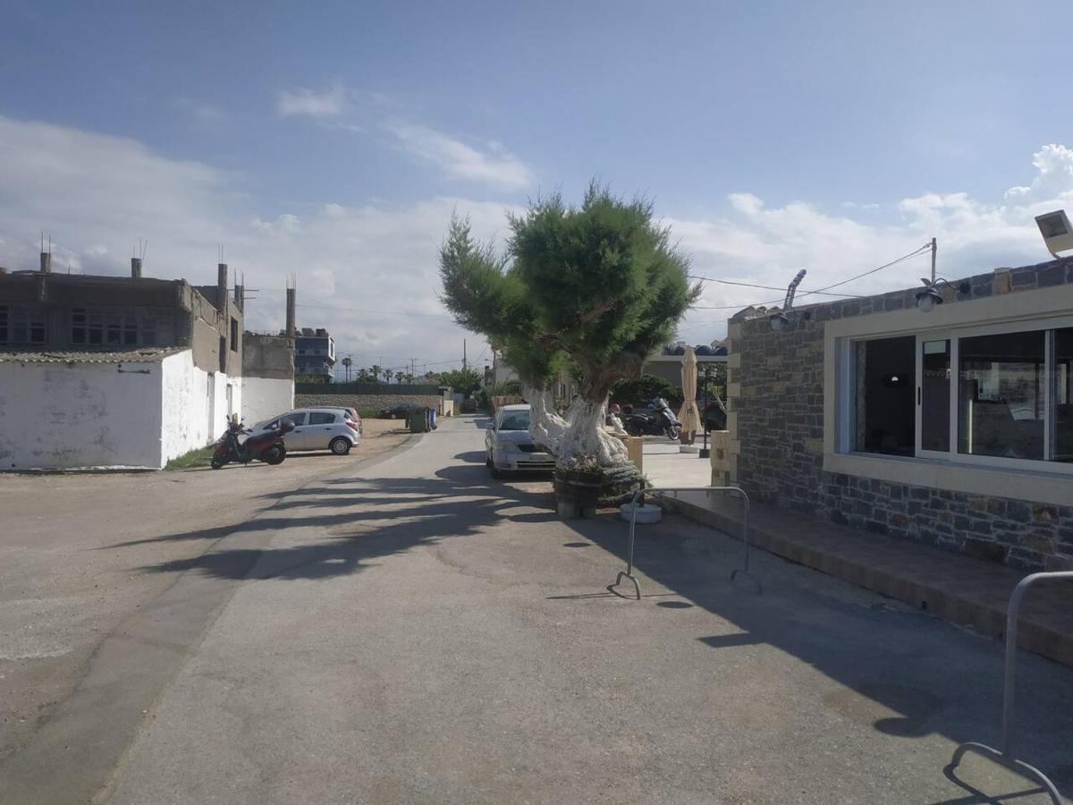Studio On The Closest Beach To The City! Amoudara Lasithiou Exteriör bild