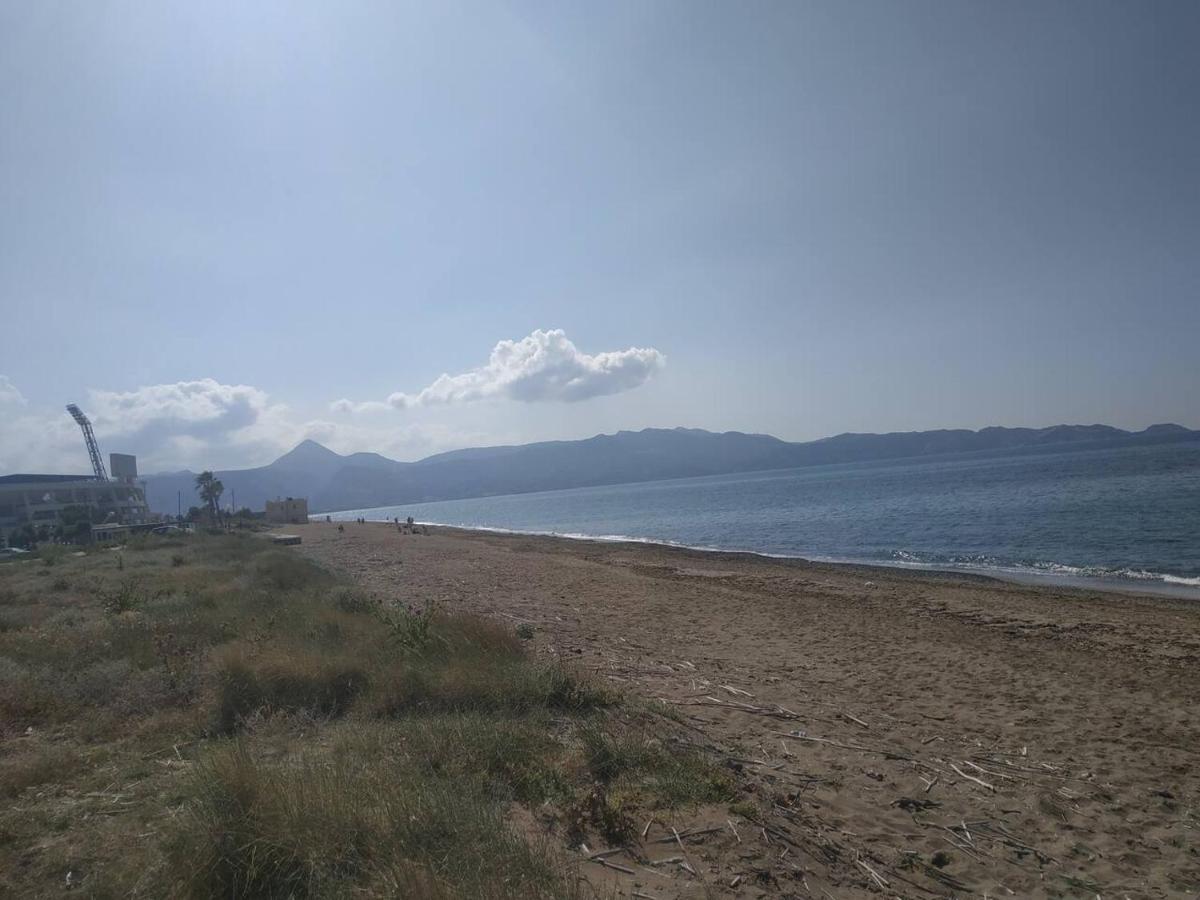 Studio On The Closest Beach To The City! Amoudara Lasithiou Exteriör bild