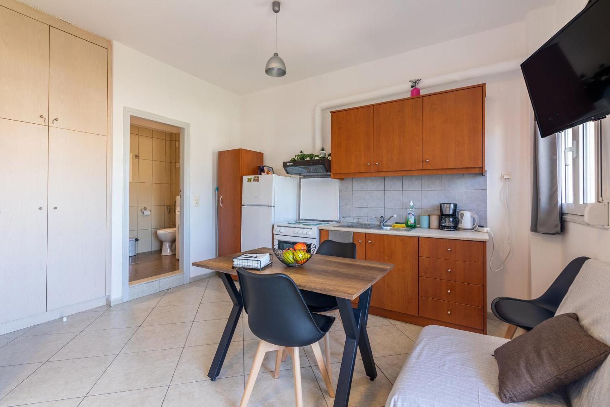 Studio On The Closest Beach To The City! Amoudara Lasithiou Exteriör bild
