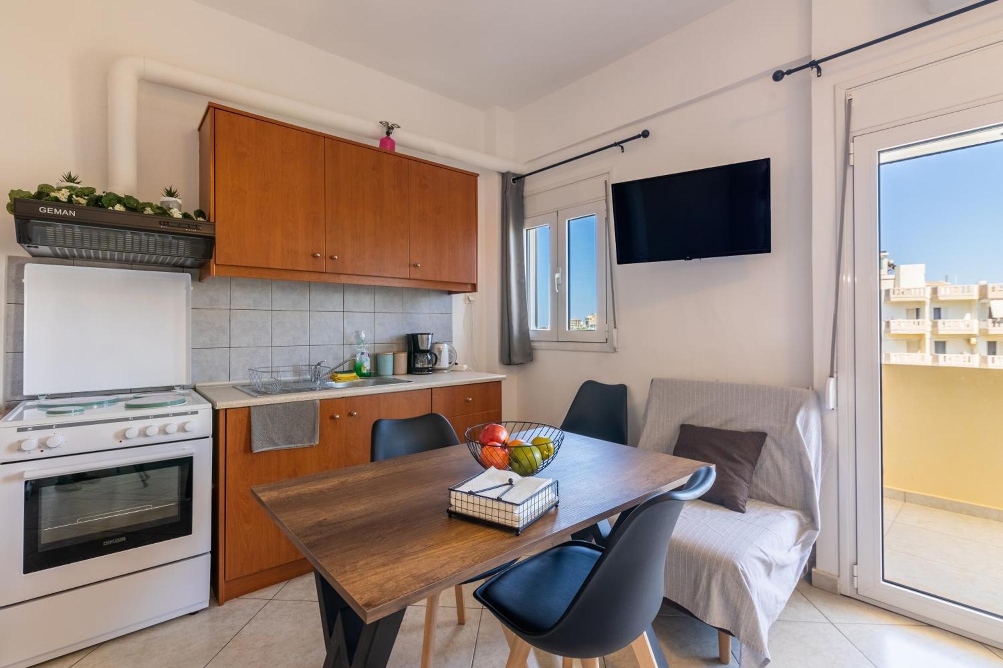Studio On The Closest Beach To The City! Amoudara Lasithiou Exteriör bild